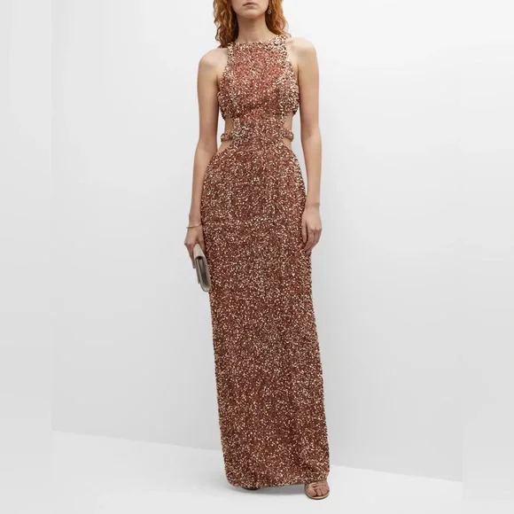 Liv Foster | Dresses | Liv Foster Full Length Halter Sequin Gown Size 2 | Poshmark Liv Foster | Dresses | Liv Foster Full Length Halter Sequin Gown Size 2 | Poshmark